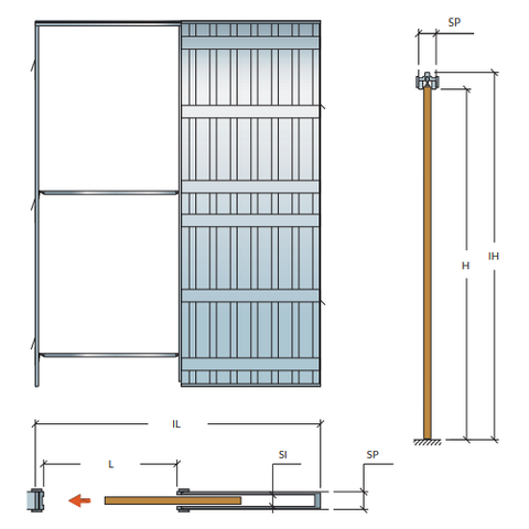 Kit y Armazones para Puertas Correderas