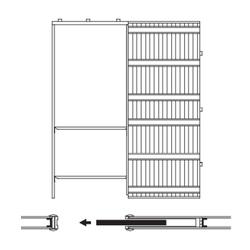 ARMAZON PUERTA CORREDERA GOLD BASE PLADUR (UNA HOJA)