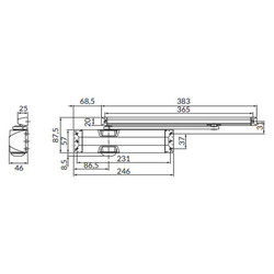 CIERRAPUERTAS TS90 IMPULSE
